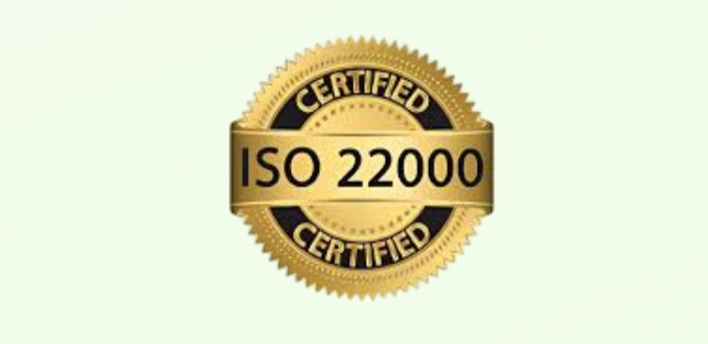 ISO 22000 certification badge